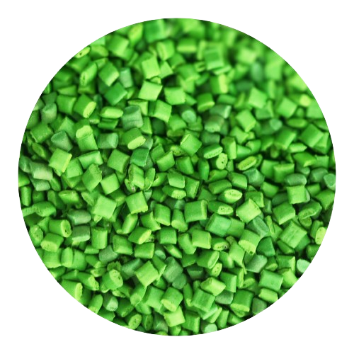 Green color masterbatch